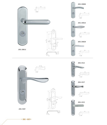 304不銹鋼185MM(中面板)防火逃生功能門鎖57系列 價格、廠家、圖片及其他鎖具產品解析